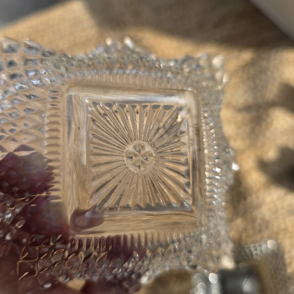 Elegant Square Glass Coasters - Picture 2 of 3